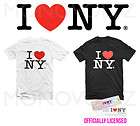 Love New York T Shirt, Officially Licensed Crewneck Unisex Tee Black 