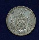 BRAZIL PEDRO II 1853 500 REIS SILVER COIN XF+