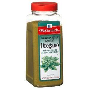 McCormick Oregano, Mexican Style, Ground, 13 Ounce Plastic Bottle