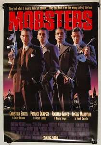 MOBSTERS 1991 Christian Slater, Patrick Dempsey POSTER  