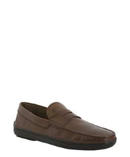 Tods cacao leather Barca loafers   
