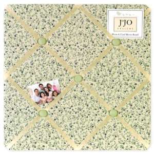  Froggy Floral Fabric Memo Board by JoJo Designs 
