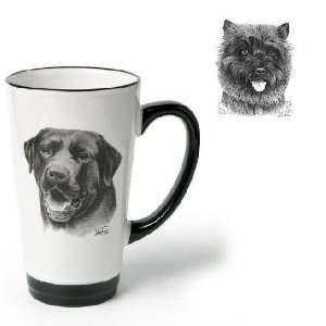   Funnel Cup with Cairn Terrier (Black and white, 6 inch): Pet Supplies