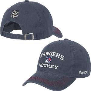   New York Rangers Center Ice Team Name Adjustable Hat Sports