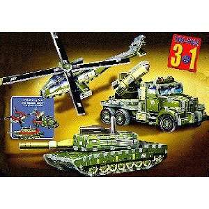 Military Vehicles Tri Pack, 248 Piece 3D Jigsaw Puzzle Made by Wrebbit 