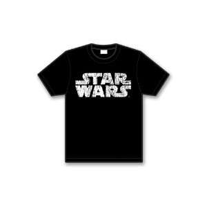        Star Wars T Shirt Distressed Logo (M) Toys & Games