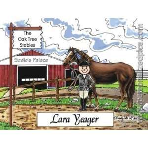  Personalized Name Print   Horse Lover 