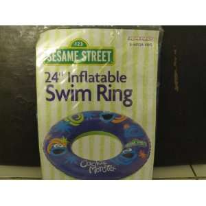  Sesame Street 24 Inflatable Swim Ring: Sports & Outdoors