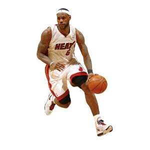  LeBron James   Home Miami Heat NBA Fathead REAL.BIG Wall 