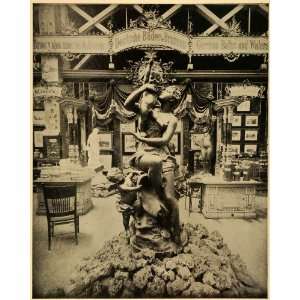 Germany Baths Statue Teutonic Adornment 1893 Chicago Worlds Fair Expo 
