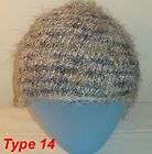 Himalayan Hand Knitted Raw/ Recycled Silk Hat/Skull Cap imported from 