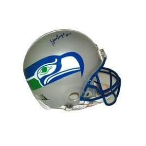  Steve Largent Autographed Helmet: Sports & Outdoors
