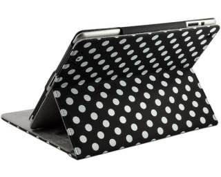 Smart Slim Leather Case Cover Folio Magnetic Stand f Ipad 2 Blk Free 