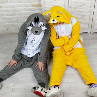 SWEET HOLIC Animal Pajama Adult Costumes Kigurumi Wolf  