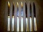 Vintage Insico Silverplate Steak knives knife set