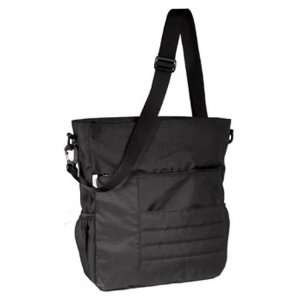  Madison Avenue Diaper Bag   Black with Green Lining: Baby