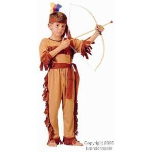  Childrens Indian Warrior Costume (SizeSmall 4 6) Toys 