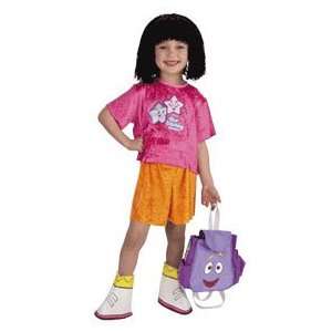  Toddler Dora The Explorer Costume (Size:3T 4T): Toys 
