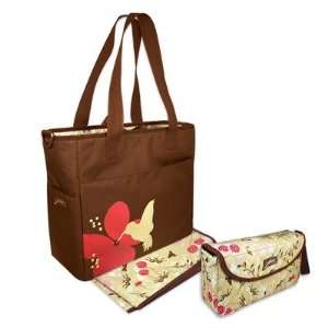  Grande Diaper Bag and Clutch Set in Flutter Floral Baby