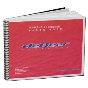  Debeer Lacrosse Women s Scorebook WOMENS SCORE BOOK 