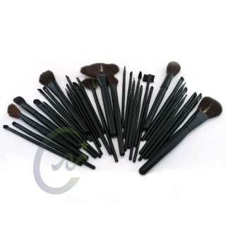 32 PCS Professional Eyebrow Shadow Makeup Cosmetic Natural Leather 