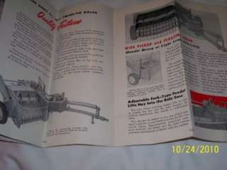 1954 John Deere No. 14T Twine Tie Hay Baler Brochure  