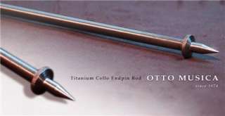 NEW Otto Solid Titanium Cello End Pin Rod 10 mm  