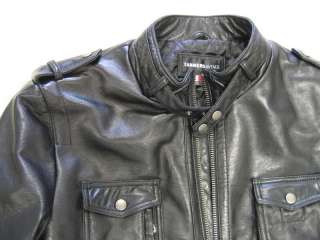 MENS MILITARY LEATHER JACKET (SOFT LAMBSKIN, HOT!!!)  