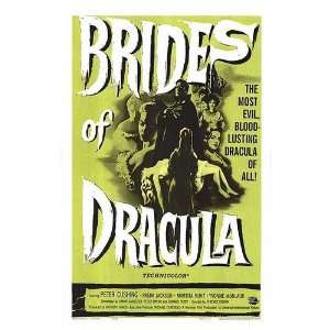  Brides Of Dracula Movie Poster, 11 x 17 (1960)