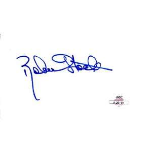 Robert Stack Autographed 3x5 Card (Ace) 