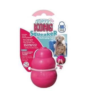 Puppy Kong Rubber Squeaker Chewing Toy, Medium