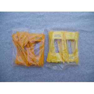  25 pack Open Chamber Indicator   Saftey Yellow