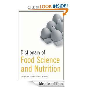 Dictionary of Food Science and Nutrition: A&C Black:  