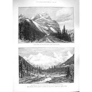    1888 CANADA RAILWAY SELKIRK STEPHEN ROCKY MOUNTAINS