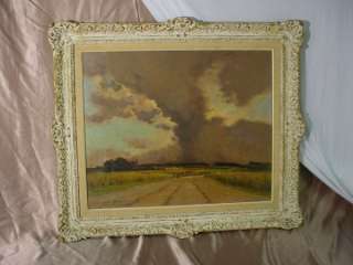   1897 PIERRE ERNEST PRINS Oil Painting CHOISY LE ROI French ART  