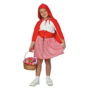  Pams Little Red Riding Hood Fancy Dress Costume Age 4 6 