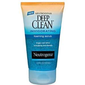 Neutrogena Deep Clean Foaming Scrub Invigorating 4.2 oz (Quantity of 4 