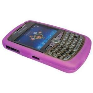Light Purple Silicone Soft Skin Case Cover for Blackberry Curve 8300 