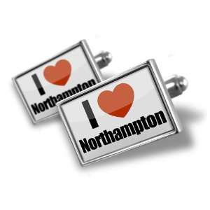 Cufflinks I Love Northampton region: East Midlands, England   Hand 