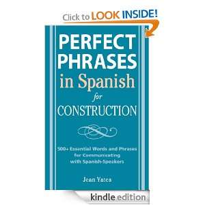 Perfect Phrases in Spanish for Construction (Perfect Phrases Series 