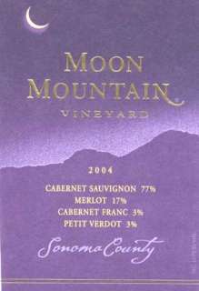 Moon Mountain Cabernet Sauvignon 2004 