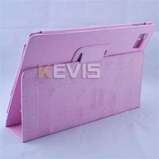   Magnetio Leather Cover Case Pouch For Acer Iconia Tab A500 Tablet Pink