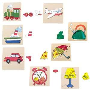  Easy See & Do Inlay Puzzles Toys & Games