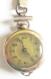 Vtg Wadsworth Rambler Gold Filled Convertible Watch  