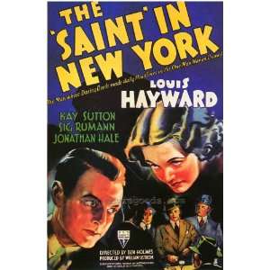  The Saint In New York   Movie Poster   27 x 40