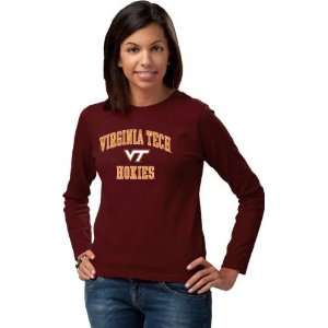 Virginia Tech Hokies Womens Perennial Long Sleeve T Shirt  