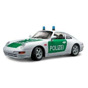  Porsche 911 Carrera Police Diecast Model Car 1/24 Toys 