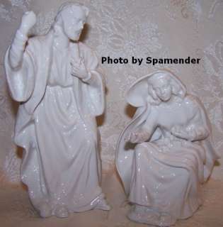 NEW Franklin Mint JOSEPH and MARY Nativity Figurines  