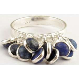  Lapis Lazuli Bunch Ring   Sterling Silver: Everything Else