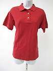 ESCADA SPORT Red Short Sleeve Polo Tee Shirt Top Sz M  
